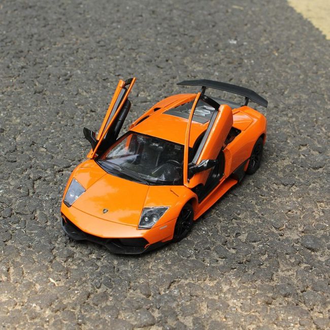 MASINUTA METALICA LAMBORGHINI GALLARDO LP560-4 PORTOCALIU SCARA 1 LA 20 VIVRas34500_Portocaliu