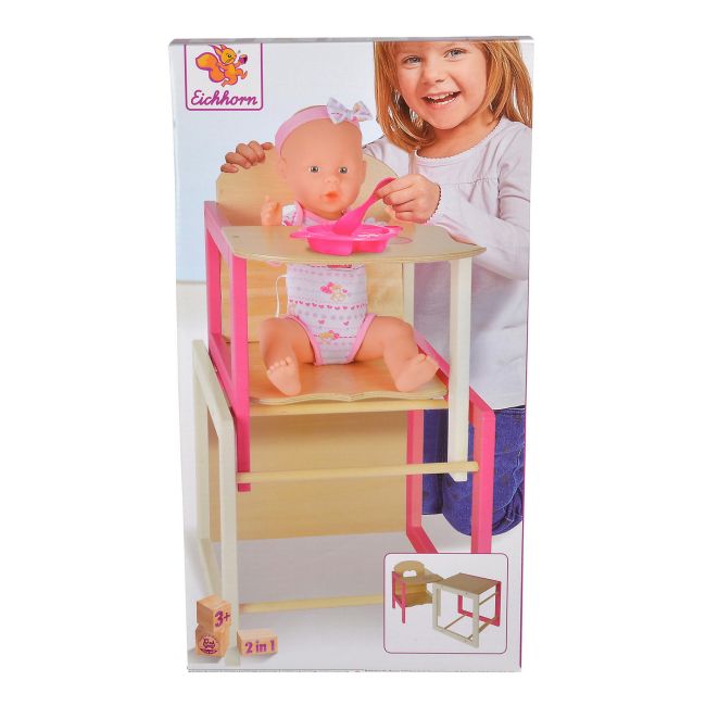 SCAUNEL DIN LEMN CU MASA PENTRU PAPUSI VIV100002595