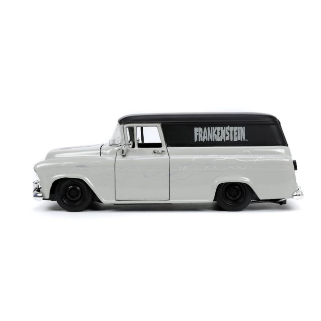 SET MASINUTA 1957 CHEVY SUBURBAN SI FIGURINA FRANKENSTEIN VIV253255032