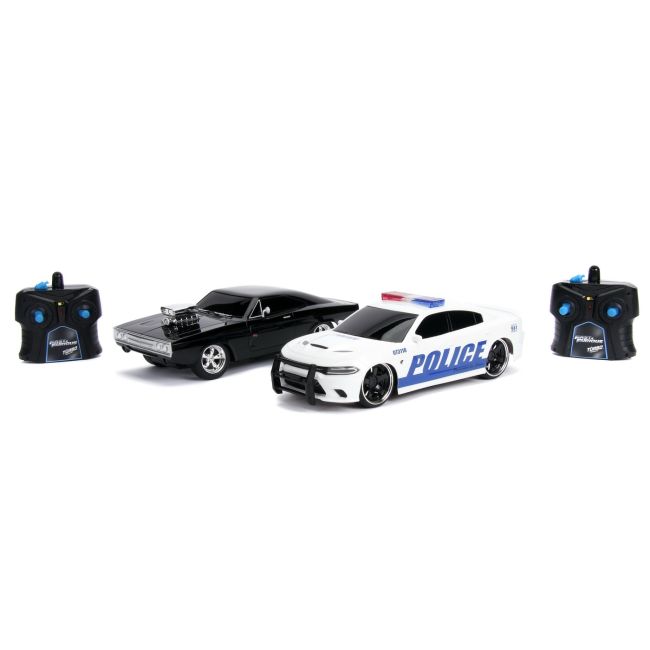 SET MASINUTE FAST AND FURIOUS RC TOYOTA SUPRA&DODGE CHARGER SRT SCARA 1:16 VIV253209004