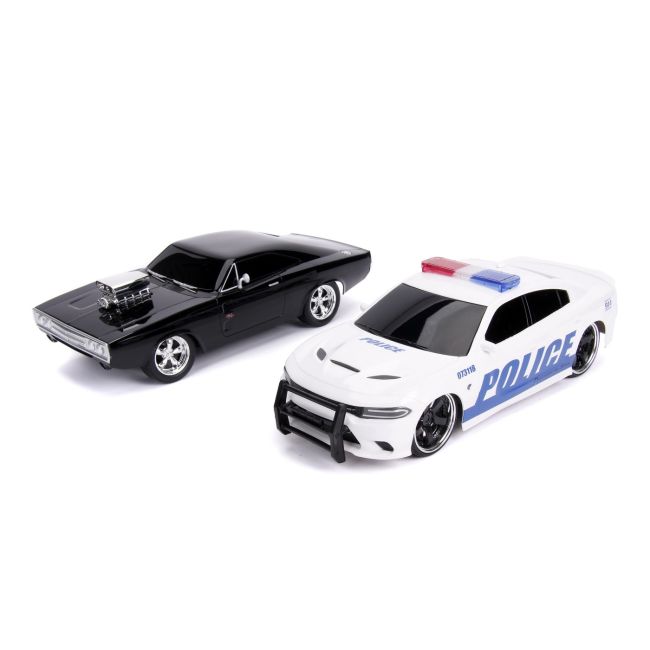 SET MASINUTE FAST AND FURIOUS RC TOYOTA SUPRA&DODGE CHARGER SRT SCARA 1:16 VIV253209004