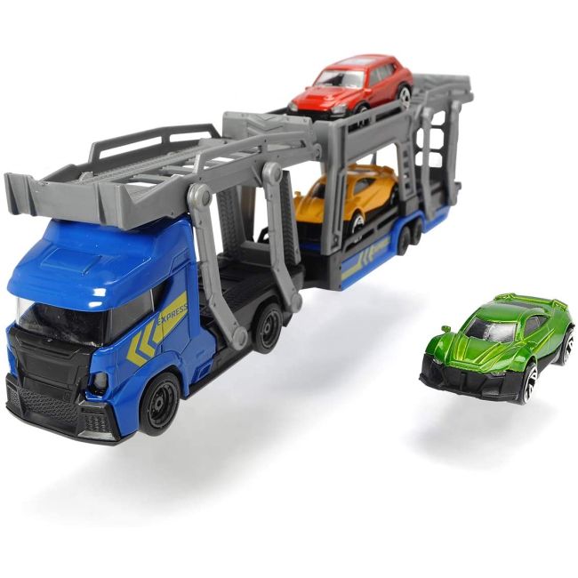 SET TRAILER 28CM CU 3 MASINUTE METALICE - ALBASTRU VIV203745008_ALBASTRU