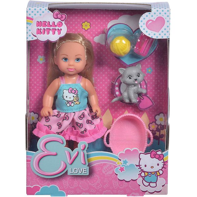 SPAPUSA EVI HELLO KITTY PAPUSA CU ANIMALUT PISICA VIV109283015_PISICA