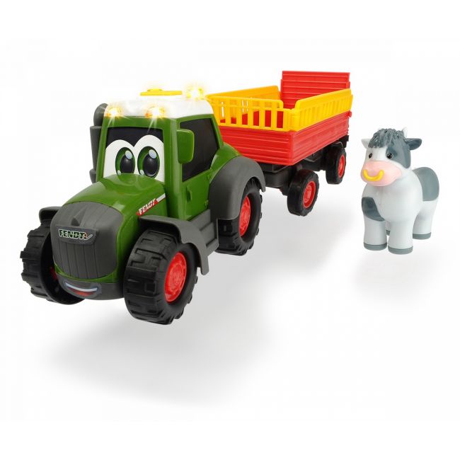 TRACTORAS CU REMORCA PENTRU ANIMALE CU FIGURINA VACUTA VIV204115001
