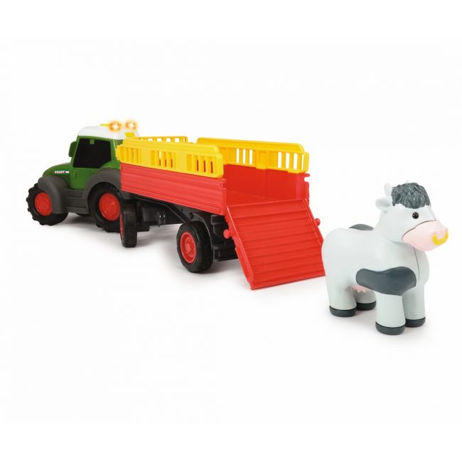 TRACTORAS CU REMORCA PENTRU ANIMALE CU FIGURINA VACUTA VIV204115001