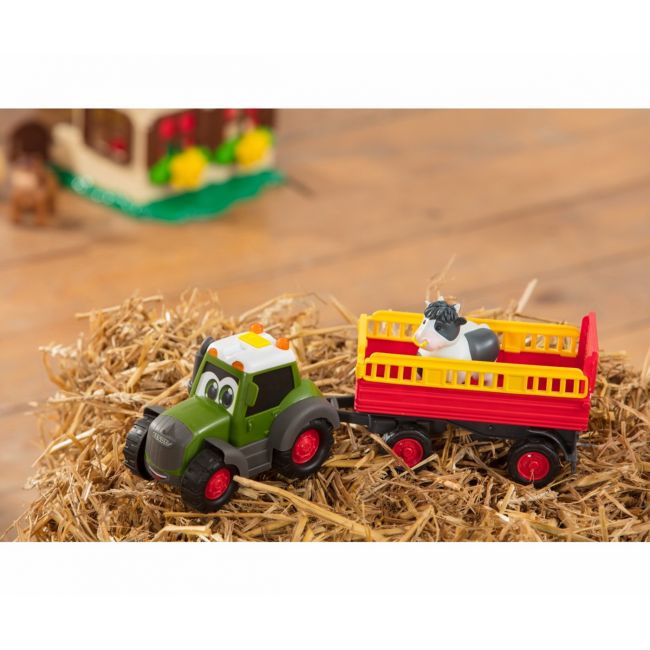 TRACTORAS CU REMORCA PENTRU ANIMALE CU FIGURINA VACUTA VIV204115001