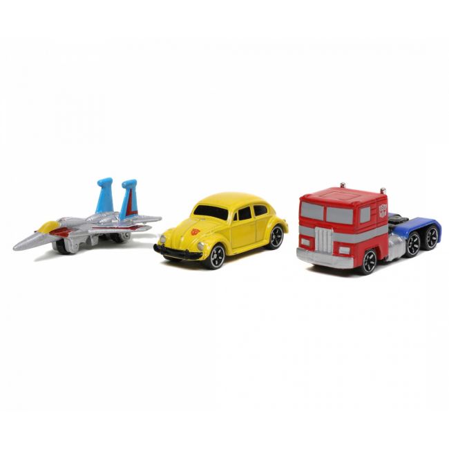 TRANSFORMERS SET 3 NANO MASINUTE METALICE 4CM VIV253111005