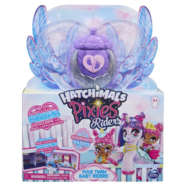 HATCHIMALS FIGURINE DE COLECTIE PIXIES RIDERS BABIES VIV6061657
