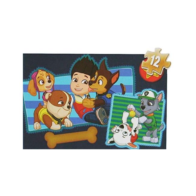 PATRULA CATELUSILOR PUZZLE 4IN1 DIN LEMN VIV6040049