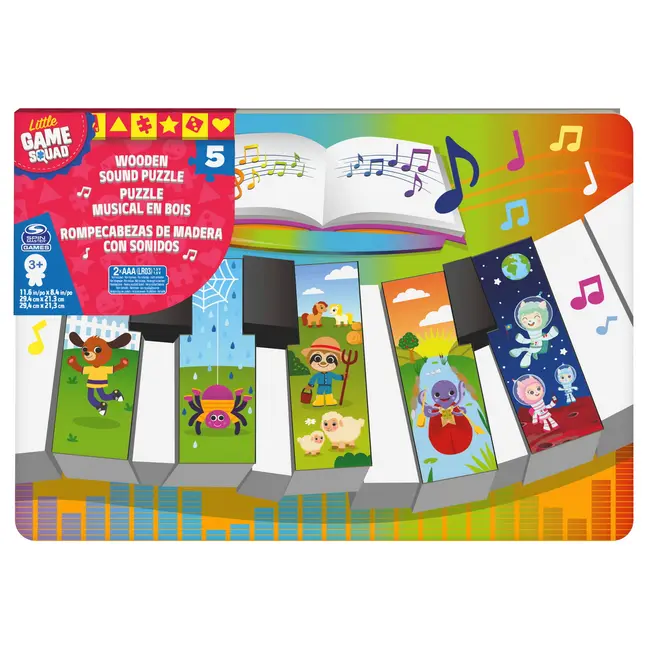 PUZZLE DIN LEMN IN FORMA DE PIAN CU SUNETE VIV6059753