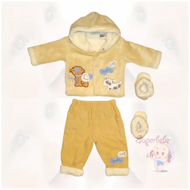 Costumas captusit cu botosei - Happy dog - Hainute bebe - 11841 Ax