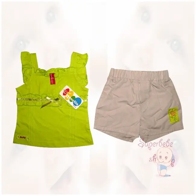 Costumas cu bluzita vernil - Little Merlin - 7178 A