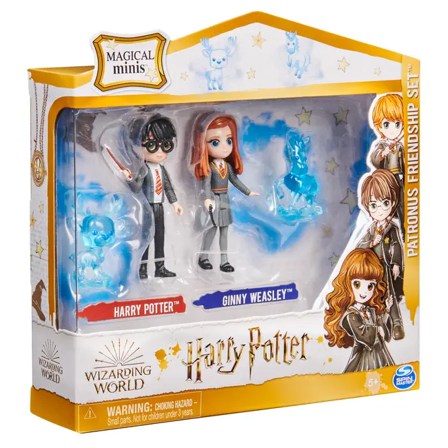 HARRY POTTER WIZARDING WORLD MAGICAL MINIS SET 2 FIGURINE HARRY POTTER SI GINNY WEASLEY VIV6063830