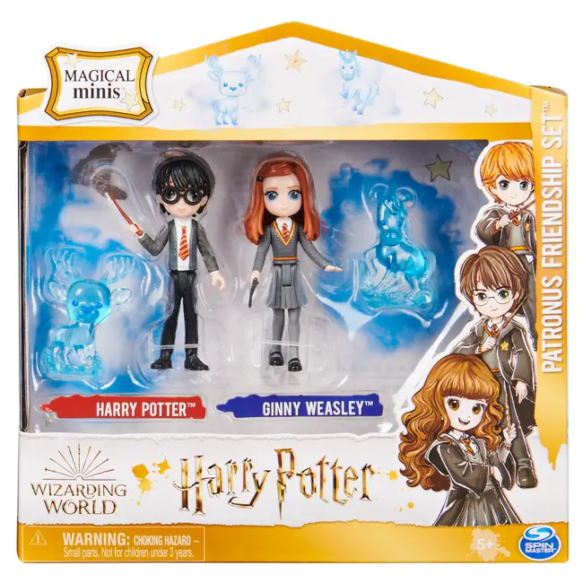 HARRY POTTER WIZARDING WORLD MAGICAL MINIS SET 2 FIGURINE HARRY POTTER SI GINNY WEASLEY VIV6063830