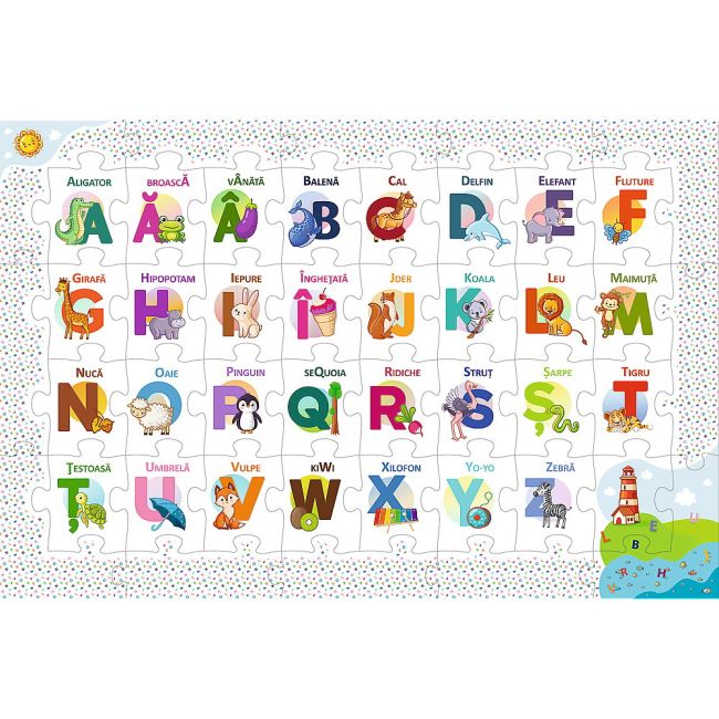 PUZZLE 44 EDUCATIONAL ALFABETUL VIV15576