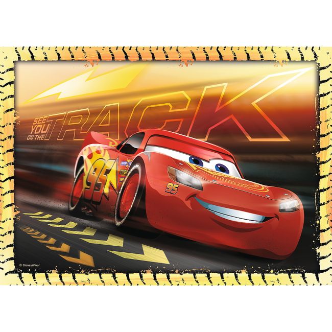 PUZZLE 4IN1 CARS - PE LOCURI, FITI FATA, START VIV34608