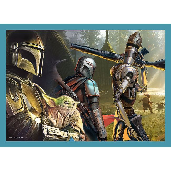 PUZZLE 4IN1 MANDALORIAN SI LUMEA LUI VIV34377