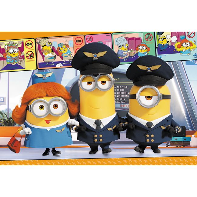 PUZZLE TREFL 100 PIESE MINIONII LA AEROPORT VIV16390