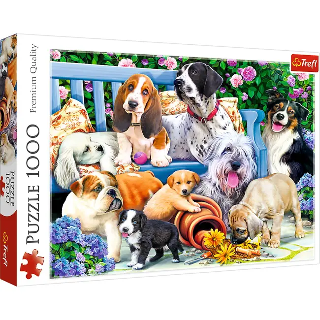 PUZZLE TREFL 1000 CAINI IN GRADINA VIV10556