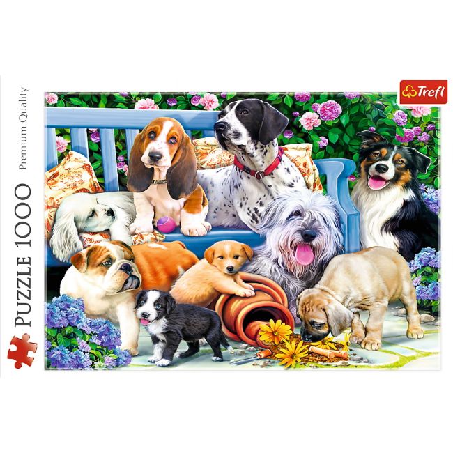 PUZZLE TREFL 1000 CAINI IN GRADINA VIV10556