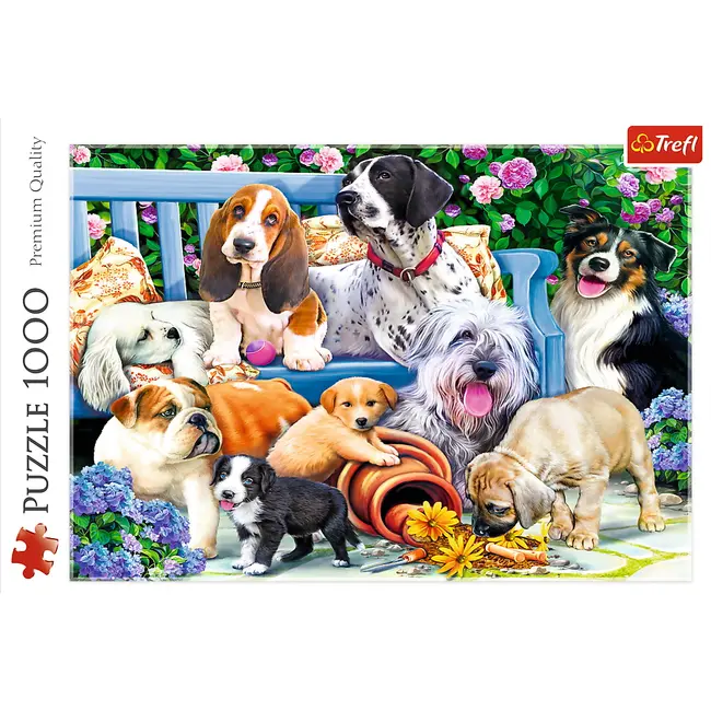 PUZZLE TREFL 1000 CAINI IN GRADINA VIV10556