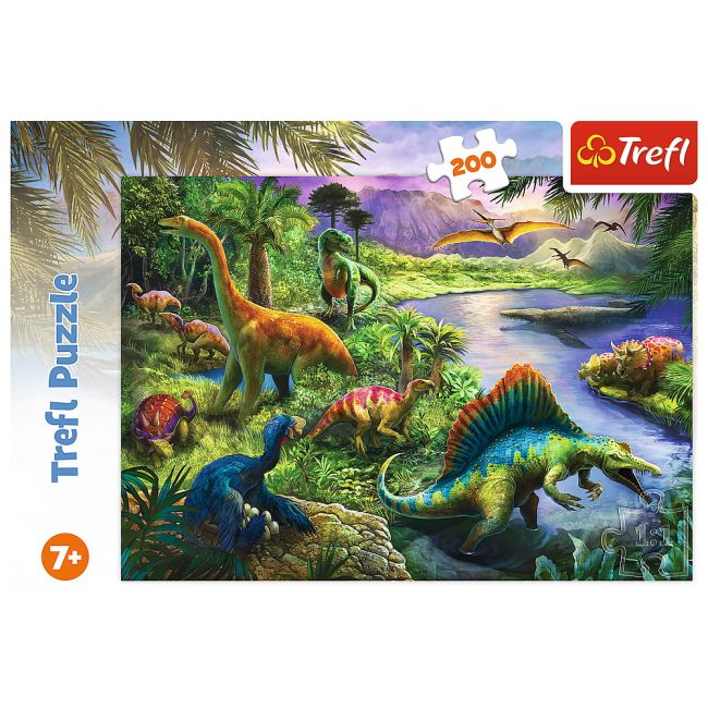 PUZZLE TREFL 200 LUMEA DINOZAURILOR VIV13281