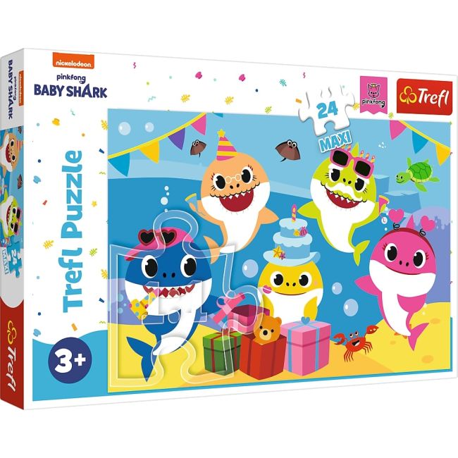 PUZZLE TREFL 24 MAXI HAPPY BABY SHARK VIV14337