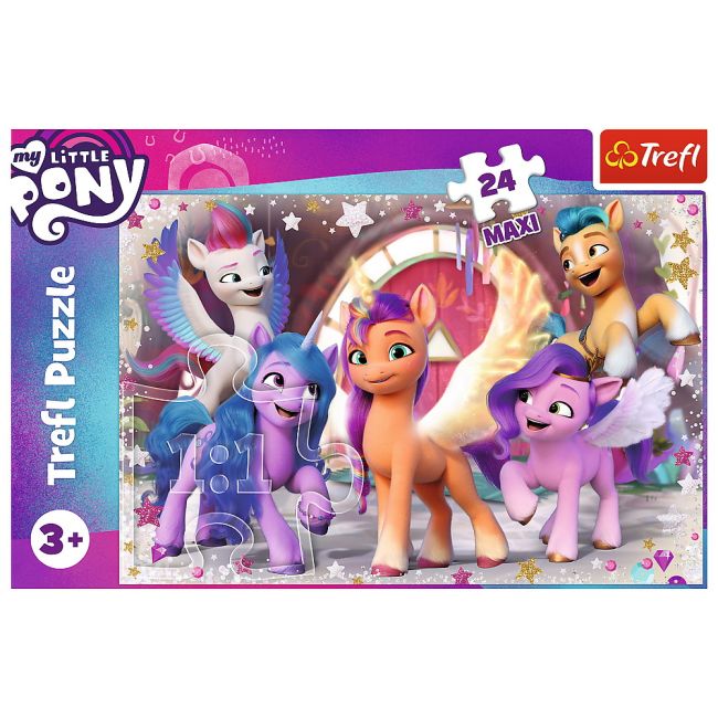 PUZZLE TREFL 24 MAXI MY LITTLE PONY - BUCURIA PONEILOR VIV14338