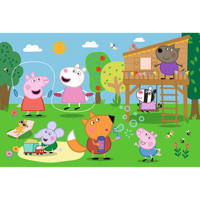 PUZZLE TREFL 24 MAXI PEPPA PIG DISTRACTIA DIN IARBA VIV14342