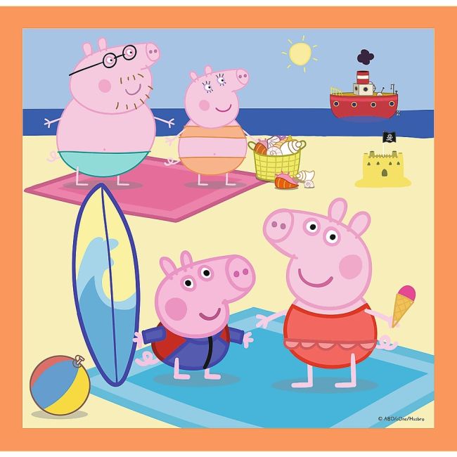 PUZZLE TREFL 3IN1 INVENTIVA PEPPA PIG VIV34852