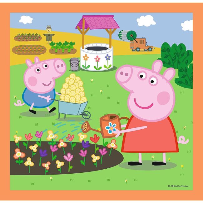PUZZLE TREFL 3IN1 INVENTIVA PEPPA PIG VIV34852