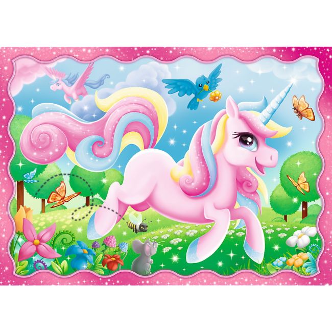 PUZZLE TREFL 4IN1 PATRULA UNICORNI SI MAGIE VIV34389