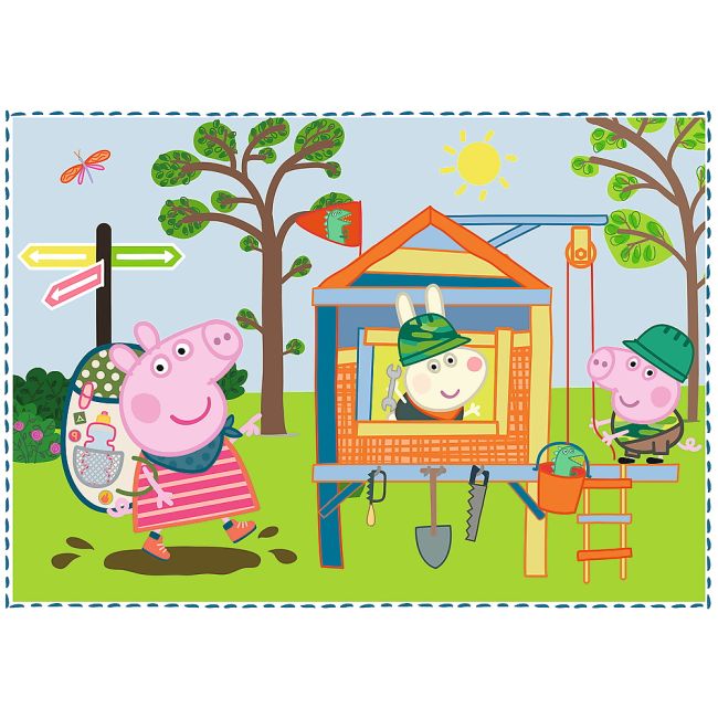 PUZZLE TREFL 4IN1 PEPPA PIG VIV34359
