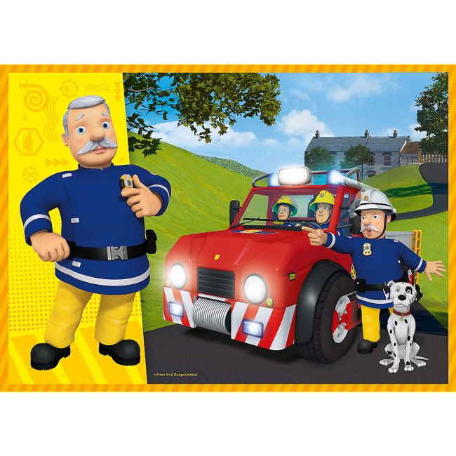 PUZZLE TREFL 4IN1 POMPIERUL SAM -  CURAJOSUL SAM VIV34387
