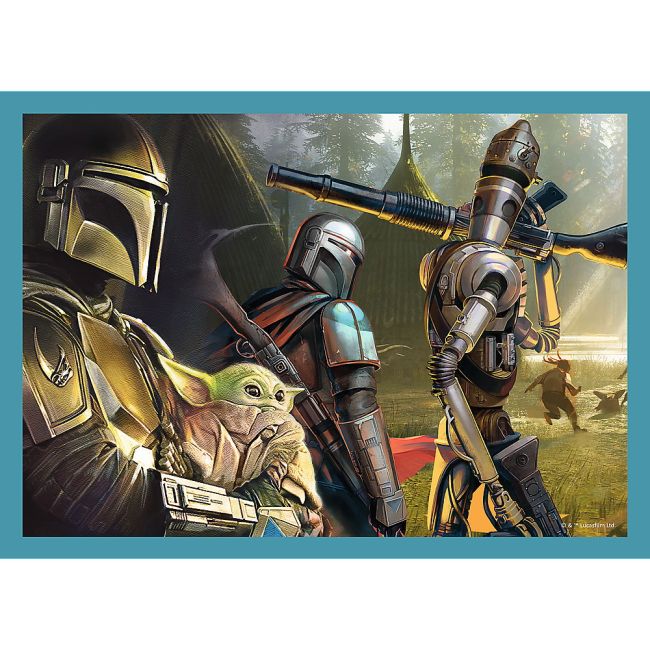 PUZZLE TREFL 4IN1 STAR WARS - MANDALORIANUL VIV34397
