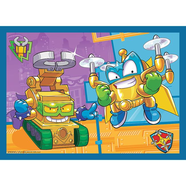 PUZZLE TREFL 4IN1 SUPER THINGS SUPER ACTIUNEA VIV34390
