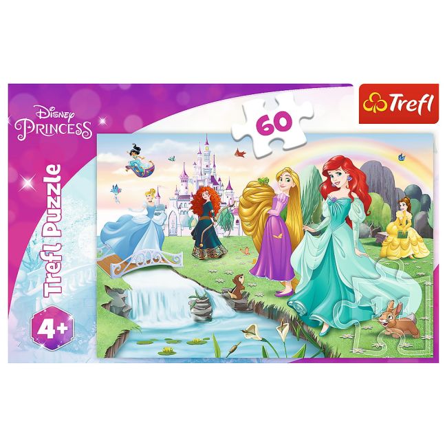 PUZZLE TREFL 60 DISNEY PRINCESS - INTALNESTE PRINTESA VIV17361