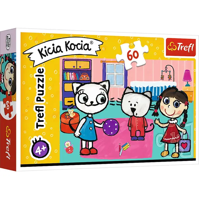 PUZZLE TREFL 60 KICIA KOCIA SI PRIETENII VIV17343