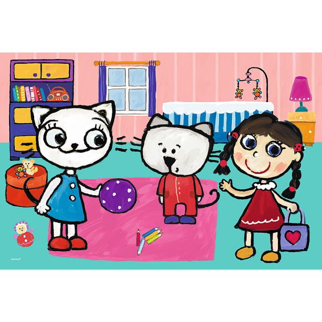 PUZZLE TREFL 60 KICIA KOCIA SI PRIETENII VIV17343