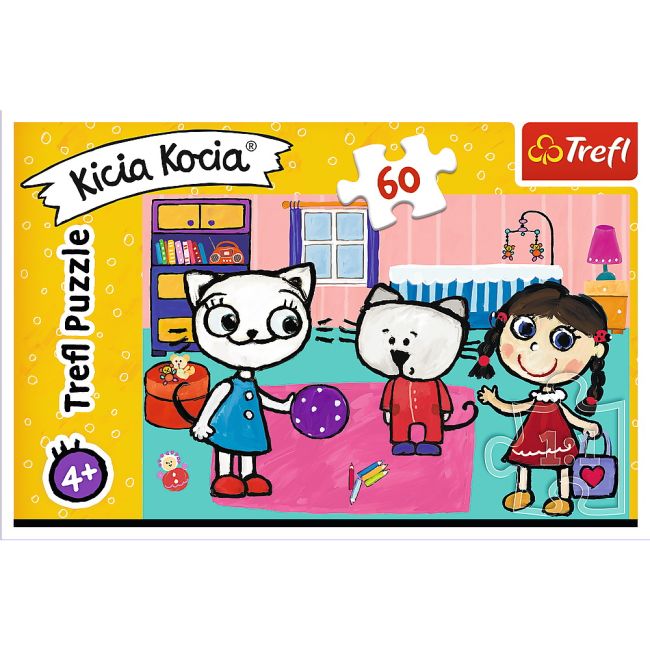 PUZZLE TREFL 60 KICIA KOCIA SI PRIETENII VIV17343