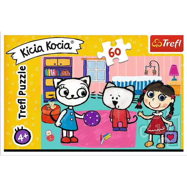 PUZZLE TREFL 60 KICIA KOCIA SI PRIETENII VIV17343