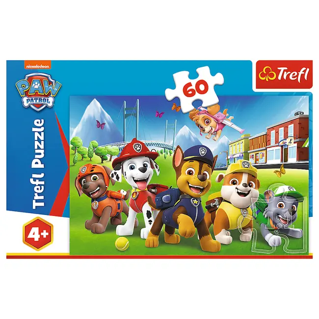 PUZZLE TREFL 60 PIESE PATRULA CATELUSILOR CATEII IN IARBA VIV17375