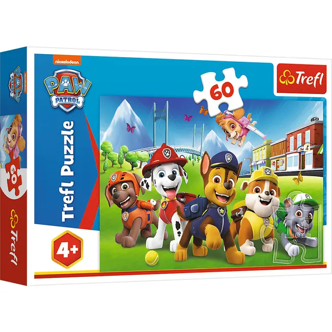 PUZZLE TREFL 60 PIESE PATRULA CATELUSILOR CATEII IN IARBA VIV17375
