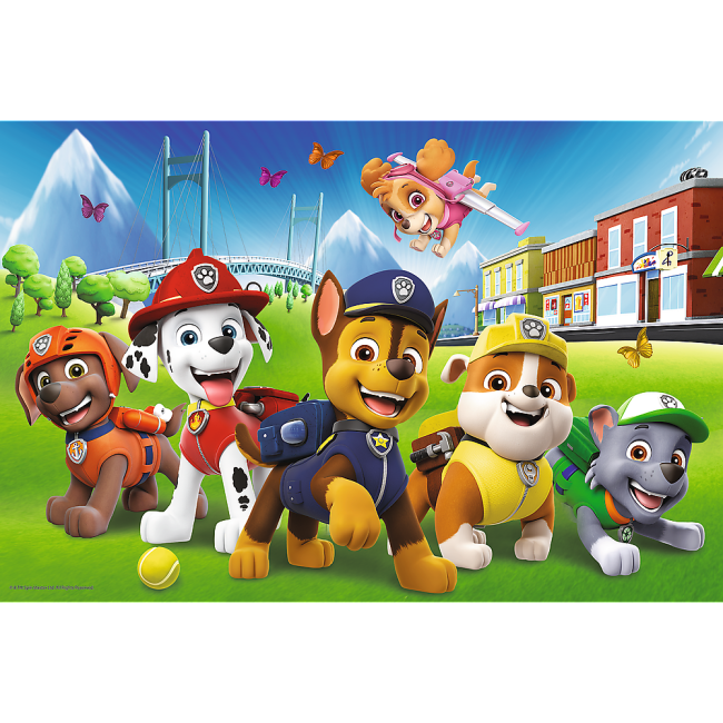 PUZZLE TREFL 60 PIESE PATRULA CATELUSILOR CATEII IN IARBA VIV17375