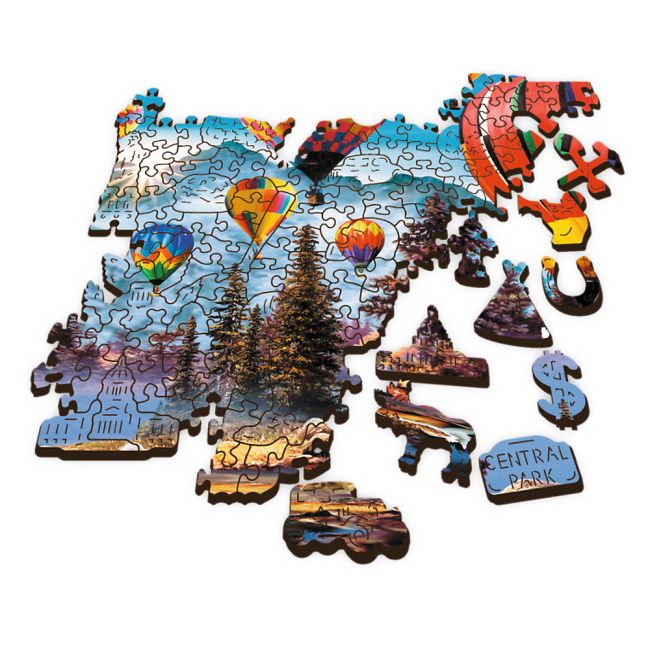 PUZZLE TREFL DIN LEMN 1000 PIESE BALOANELE COLORATE VIV20143