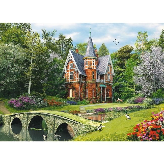 PUZZLE TREFL DIN LEMN 1000 PIESE CASA VICTORIANA VIV20145