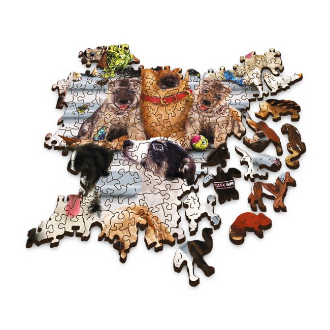 PUZZLE TREFL DIN LEMN 1000 PIESE ECHIPA DE CATEI VIV20149