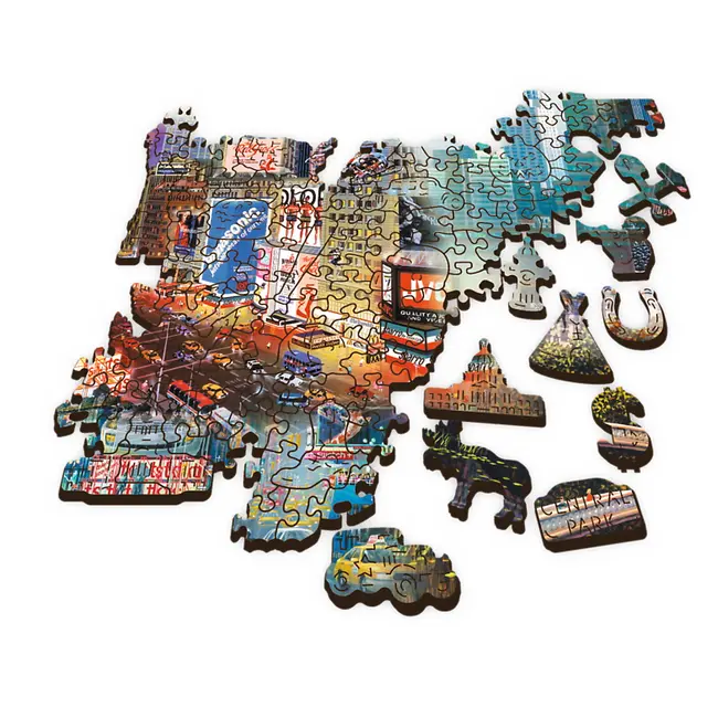 PUZZLE TREFL DIN LEMN 1000 PIESE NEW YORK VIV20147