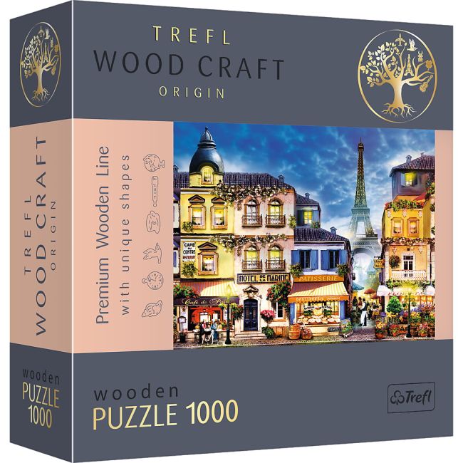 PUZZLE TREFL DIN LEMN 1000 PIESE STRADA FRANCEZA VIV20142