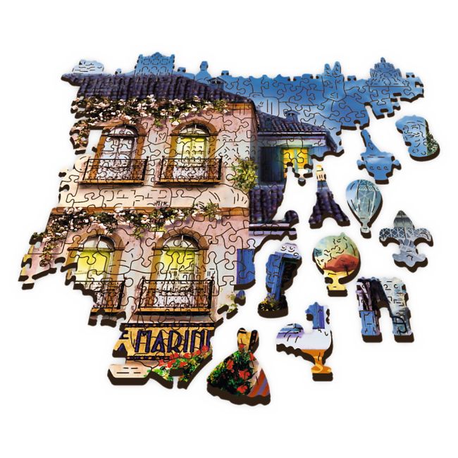 PUZZLE TREFL DIN LEMN 1000 PIESE STRADA FRANCEZA VIV20142